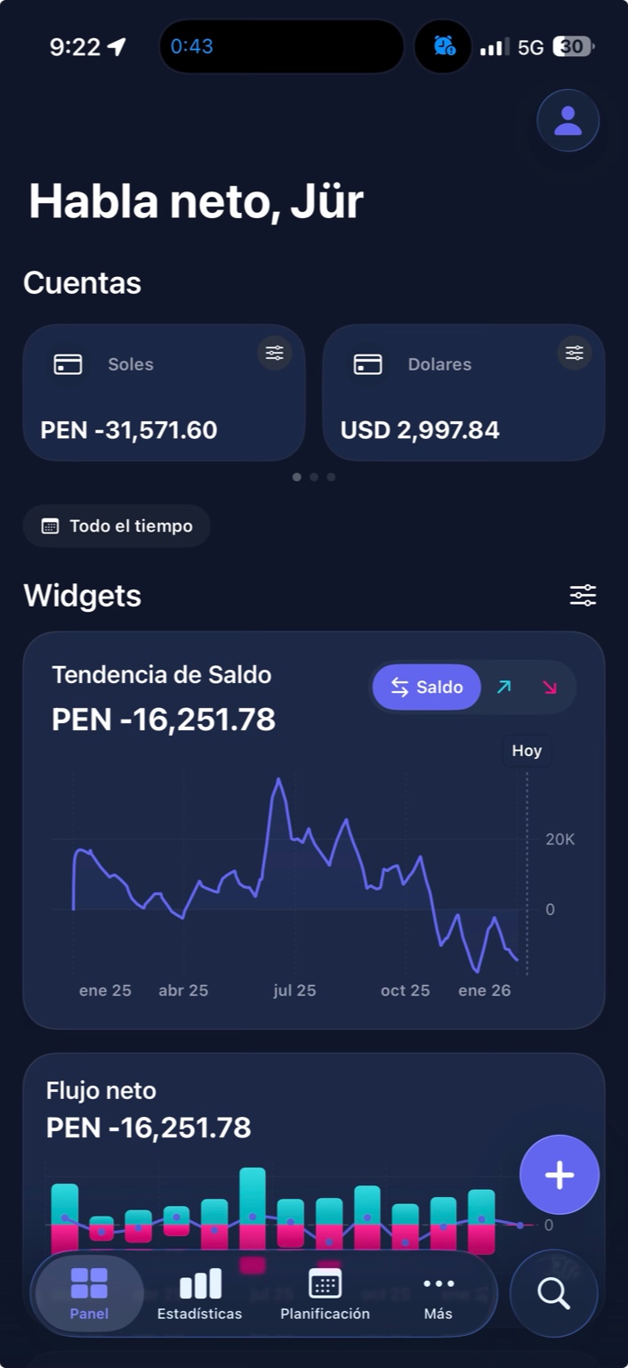 Neto App Dashboard